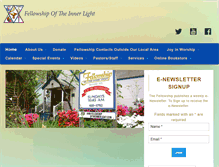 Tablet Screenshot of fellowshipoftheinnerlight.com
